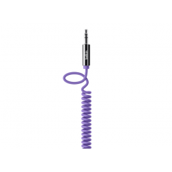 Cabo Audio Coiled 3.5Mm Purple  Av10126Cw06-Pur