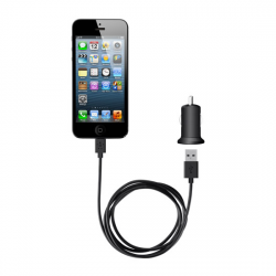 Carregador Isq  Belkin 5V Tg Cbl Iphone 5 F8J090Bt04-Bl