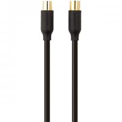 Cabo Coaxial 2M Preto 90Db Gold F3Y057BT2M