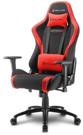 Silla gaming  Skiller SGS2 negro roja 160º