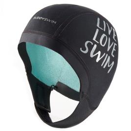 Buddyswim Neoprene Cap Trilaminate Warmth 2.5 Mm L Black