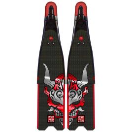 Barbatanas Caça Submarina Umibozu Hard EU 42-43 Black / Red