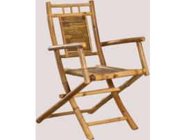Cadeira de Jardim  Yakku (Bege - Bambu - 88x57x56 cm)