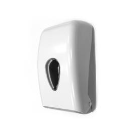 Dispensador de Papel Higiénico ABS Branco 277x135x135mm 