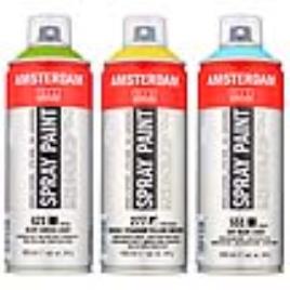 AMSTERDAM Tinta em Spray, Tinta à Base de Água, 400 ml, Azul Ultramarino (504)