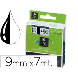 Fita DYMO D1 LabelManager - LabelPoint 9mmx7m Preto - Branco 40913