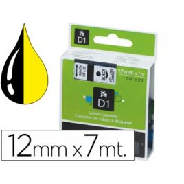 Fita DYMO D1 LabelManager - LabelPoint 12mmx7mts Amarela - Preta 45018