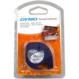 Dymo S0721750 (91228) negro sobre plata original
