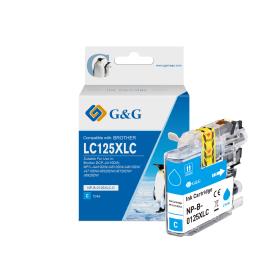 Compatible  Brother LC125XL tinta cian - Reemplaza LC125XLC