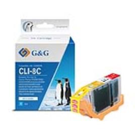 Compatible  Canon CLI8 tinta cian - Reemplaza 0621B001