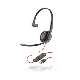 Fones De Ouvido Blackwire C3210 Usb One Size Black
