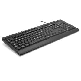 Teclado Key Light Spanish QWERTY Black