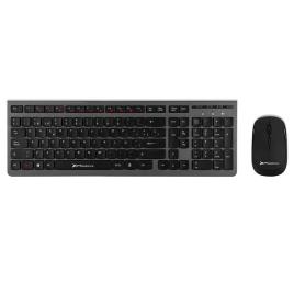 Mouse E Teclado Sem Fio Space Combo Spanish QWERTY Black