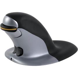Mouse Sem Fio Pequeno Penguin One Size Black / Grey
