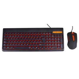 Mouse E Teclado Gaming Home Advance Bl-1857 Spanish QWERTY Black / Red