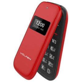 Celular Flip Dual 2.4´´ Dual Sim One Size Red