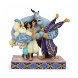 Enesco Aladim Figura Premium 20 Cm One Size Blue / Purple / Yellow
