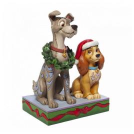 Natal Da Dama E Do Vagabundo Figura Version 16 Cm One Size Red / Grey / Brown