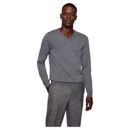 Camisola Gola V Melba-p M Medium Grey