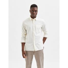 Camisa Manga Comprida Regular Axel Seersucker S Egret