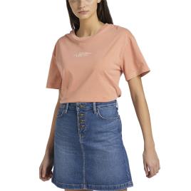 Camiseta Manga Curta Decote Redondo XS Bright Coral