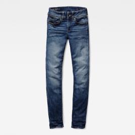 Jeans Midge Mid Straight 25 Medium Indigo Aged