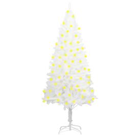 Árvore de Natal artificial com luzes LED 150 cm branco