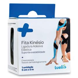 Fita de Kinésio Azul 5cm x 5m
