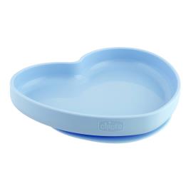 Prato Silicone Azul