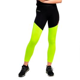 Leggings Yakout Evening S Yellow Fluo / Black / Pink Fluo / Blue Fluo