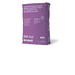 Cimento cola  H4O GEL BRANCO 25KG