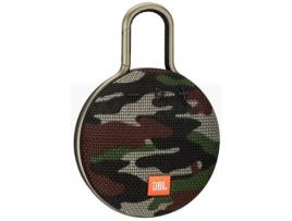 Coluna  BT JBL CLIP 3 Squad Verde