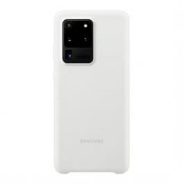 Silicone Cover  S20 Ultra G988 - Branco