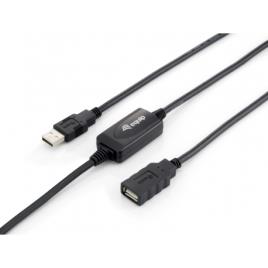 CABO EXTENSAO USB 2.0 A/A M/F 10MT PRETO