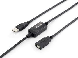 CABO EXTENSAO USB 2.0 A/A M/F 10MT PRETO