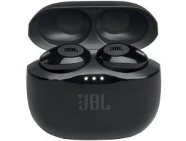 Auriculares Bluetooth True Wireless JBL Tune 120TWS (In Ear - Microfone - Preto)