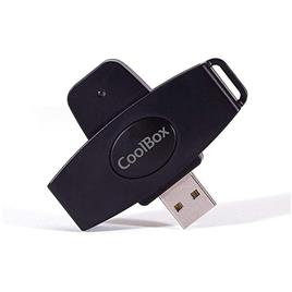 Leitor De Cartões Externos Coolbox USB DNI-E Pocket Preto