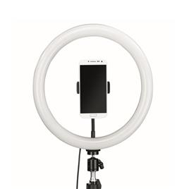 HAMA - Tripé e suporte para Smarphone ""LED SpotLight Steady KIT 120