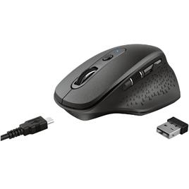 Rato Ergonómico Wireless Trust Ozaa Até 2400 DPI