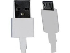 Cabo MicroUSB , 1m, Branco, Original