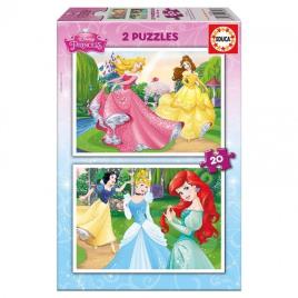 Puzzle Princesas  dois em um