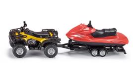 Moto 4 c/Jet Ski Atrelado Siku