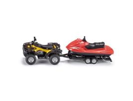Veículo SIKU Moto 4 com Jet Ski Atrelado