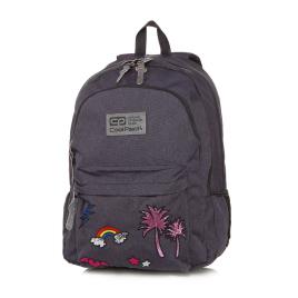 Mochila Hippie Sparkling Badges Grey