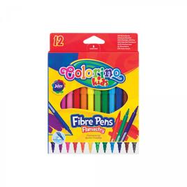 Marcadores Finos Colorino 12 Cores