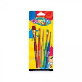 Pincéis Tinta Acrílica 5 Pcs 