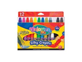 Lápis Cera Seda 12 Cores 