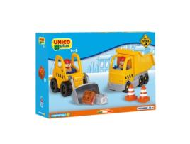 Blocos de Encaixe UNICO Máquinas Construção (Idade Mínima: 1 - 32 Peças)