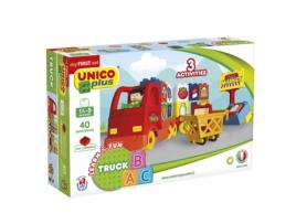Blocos de Encaixe UNICO Camião Mercado (Idade Mínima: 1 - 40 Peças)