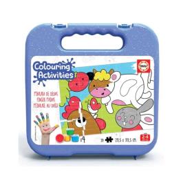 Educa - Colouring Activities: Pintura de Dedos Animais da Quinta
